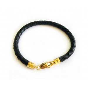 Leather Gift bracelet in Gold