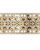 Wide Diamond Half Bangle