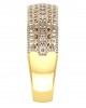 Wide Diamond Half Bangle