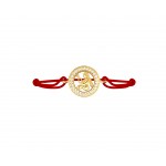 Virgo Bracelet In 14k Gold with 27 Sparkling Diamonds