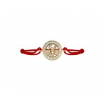 Scorpio Charm Bracelet Studded with diamonds in 14Kt Hallmarked Gold 