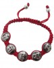 Om Sai Ram Mantra Bracelet in Silver with Diamond