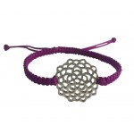 Crown Chakra Bracelet in Silver 