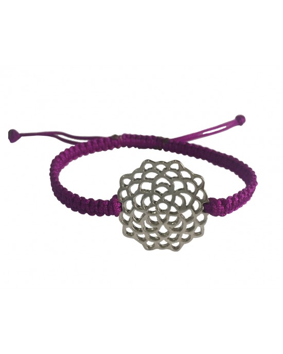 Crown Chakra Bracelet in Silver 