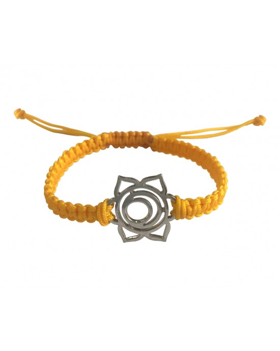 Sacral Chakra Bracelet in Silver 