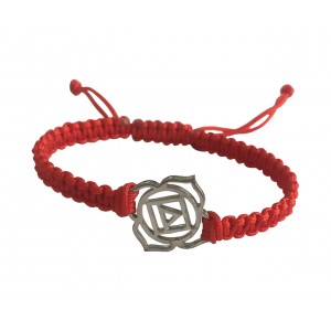 Root Chakra Bracelet in Silver 