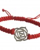 Root Chakra Bracelet in Silver 