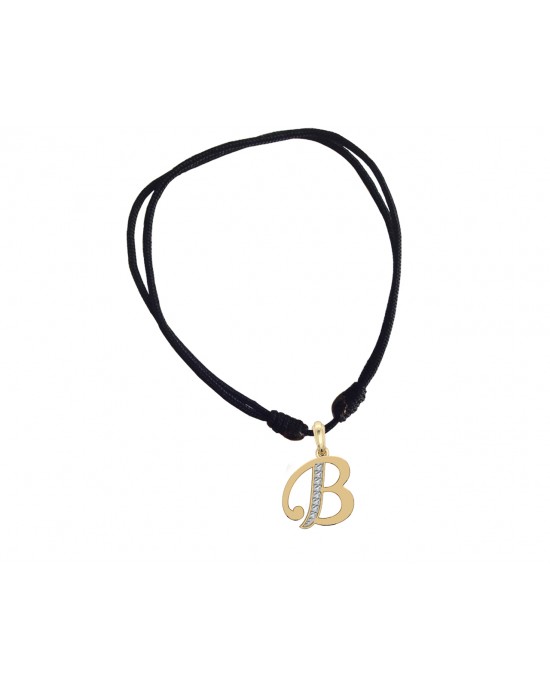 Gold Alphabet B charm