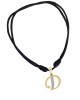 Gold Alphabet D charm