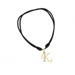 Gold Alphabet K charm