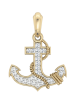 Anchor Charm in Gold