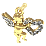 Angel of Love charm