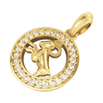 Aries Charm in Gold