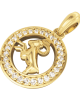 Aries Charm in Gold