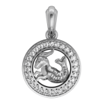 Capricorn Charm in Silver