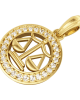 Libra Charm in Gold