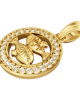 Pisces Charm in Gold