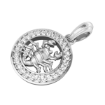 Scorpio Charm in Silver
