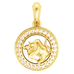 Taurus Charm in Gold