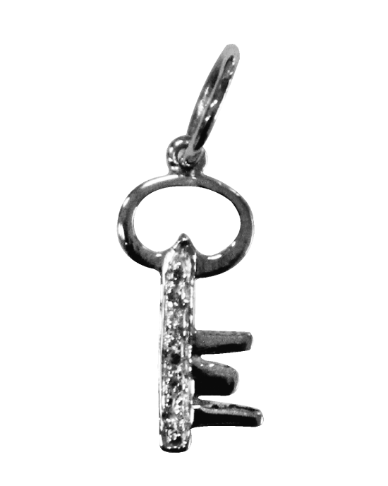 Key to my Heart Charm silver