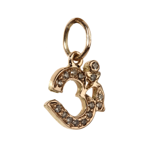 Diamond Aum Pendant charm