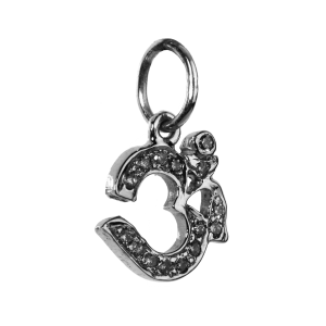 Diamond Om charm