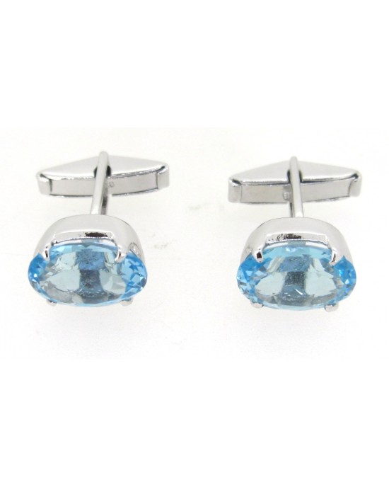 Blue Topaz Cufflinks