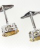 Citrine Cufflinks with filigri