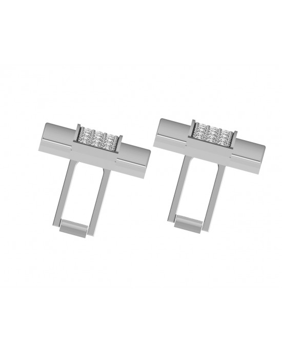 George Gold Diamond Cufflinks