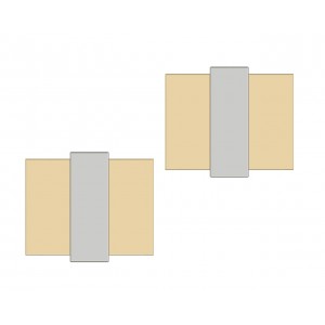 Phillipe Two Tone Gold cufflinks