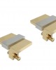 Phillipe Two Tone Gold cufflinks