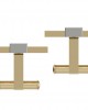 Phillipe Two Tone Gold cufflinks