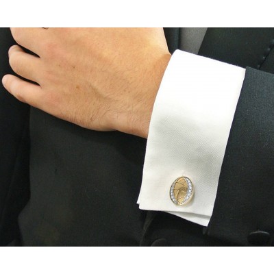 Eric Designer Diamond Cufflink