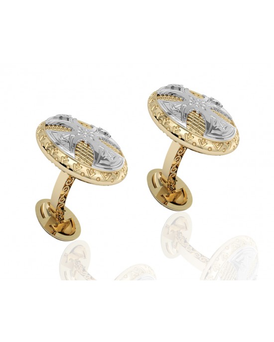 Albert Antique Style Gold cufflinks