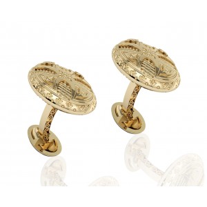 Albert Antique Style Gold cufflinks