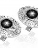 Black Star Diopsite cufflinks