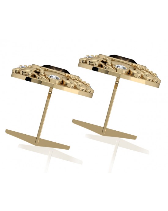 Black Star Diopsite cufflinks