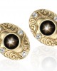 Black Star Diopsite cufflinks