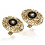 Black Star Diopsite cufflinks