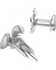 Seafarer’s Propellor Cufflinks In Sterling Silver 