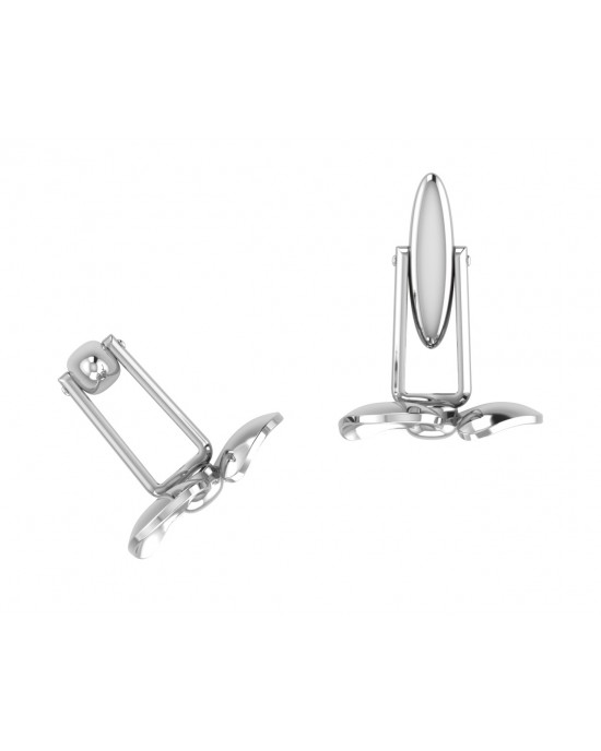 Seafarer’s Propellor Cufflinks In Sterling Silver 