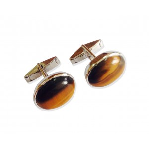 Tiger Eye Cufflink 