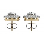 Alluring Diamond Solitaire Cluster Earring