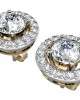 Alluring Diamond Solitaire Cluster Earring