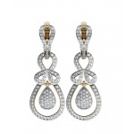 Alluring Diamond Dangledrop earrings