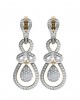 Alluring Diamond Dangledrop earrings