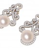 Alluring Pearl & Diamond designer Earrings