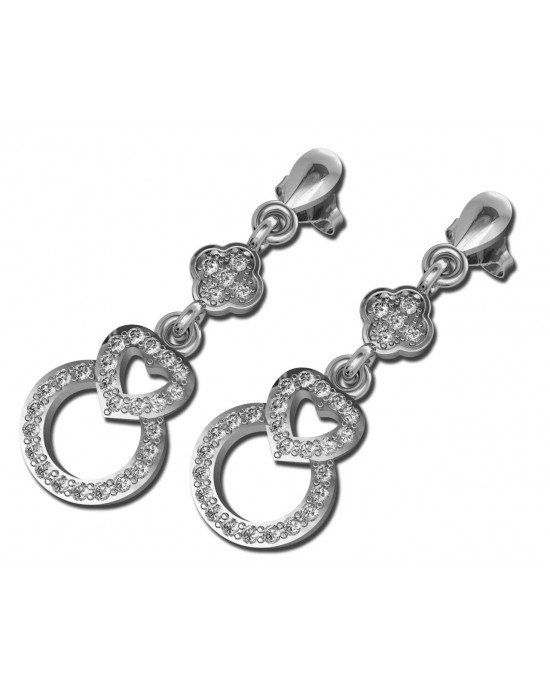 Angel Heart Diamond Earrings