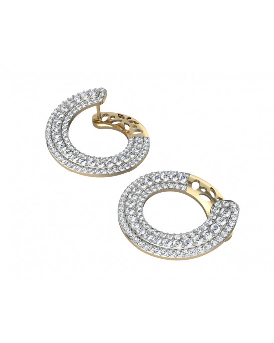 Appealing Diamond Hoops