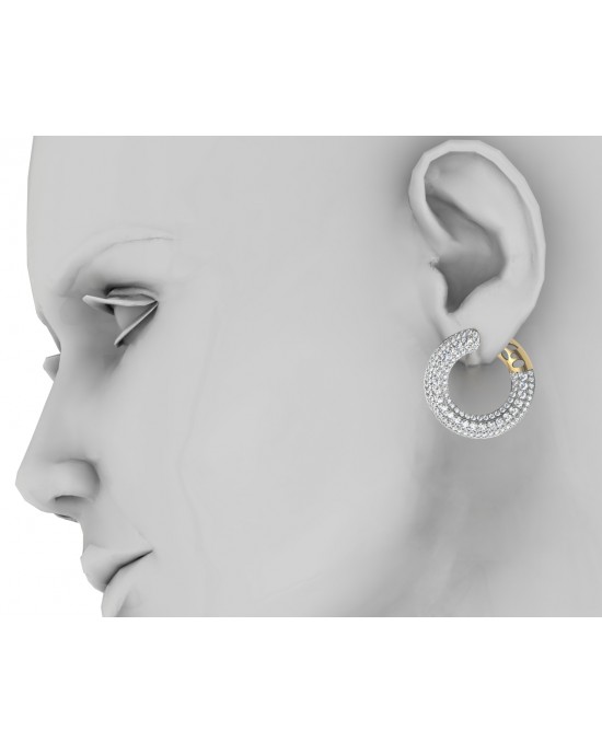 Appealing Diamond Hoops